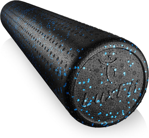 LuxFit High Density Foam Roller – Deep Tissue Muscle Recovery | 18-Inch