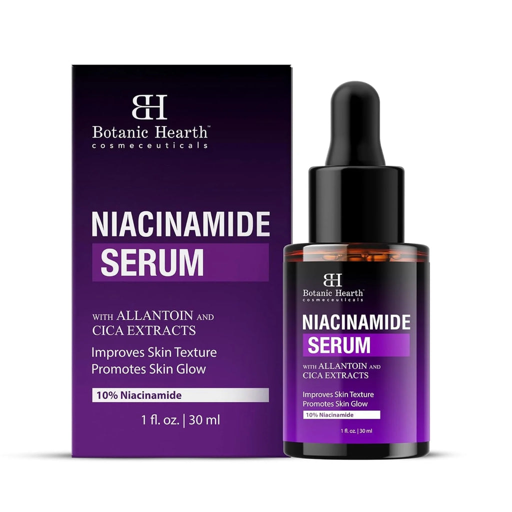 Niacinamide 10% Face Serum – Zinc PCA, Cica & Hyaluronic Acid | Minimizes Pores, Fades Dark Spots & Evens Skin Tone | All Skin Types | 1 fl oz