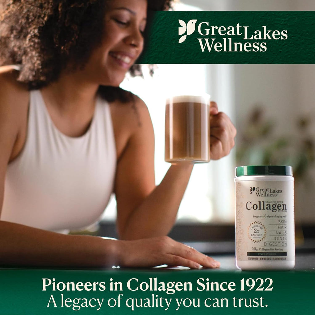 Premium Collagen Peptides Powder – Enhance Skin, Hair, Nails, Joints & Digestion – Hydrolyzed, Quick Dissolve, Non-GMO, Keto & Kosher – 16 Oz (22 Servings)